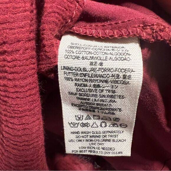 Free People Take Time Tunic Scarlet Embroidered Boho Dress L - Picture 5 of 11